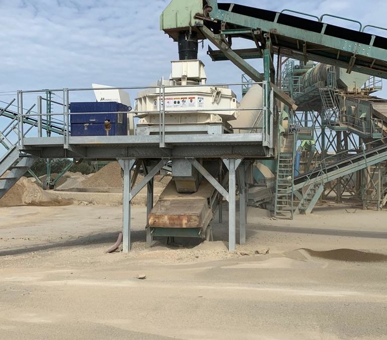 Automated sand installation H.A.T.