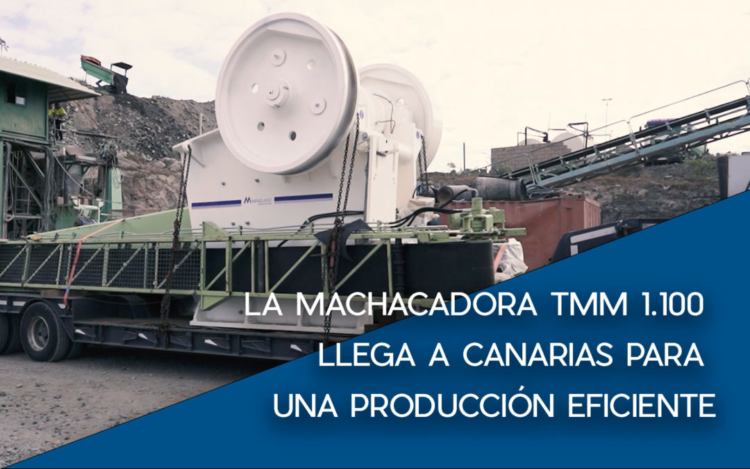 La machacadora TMM 1.100 llega a Canarias para una producción eficiente